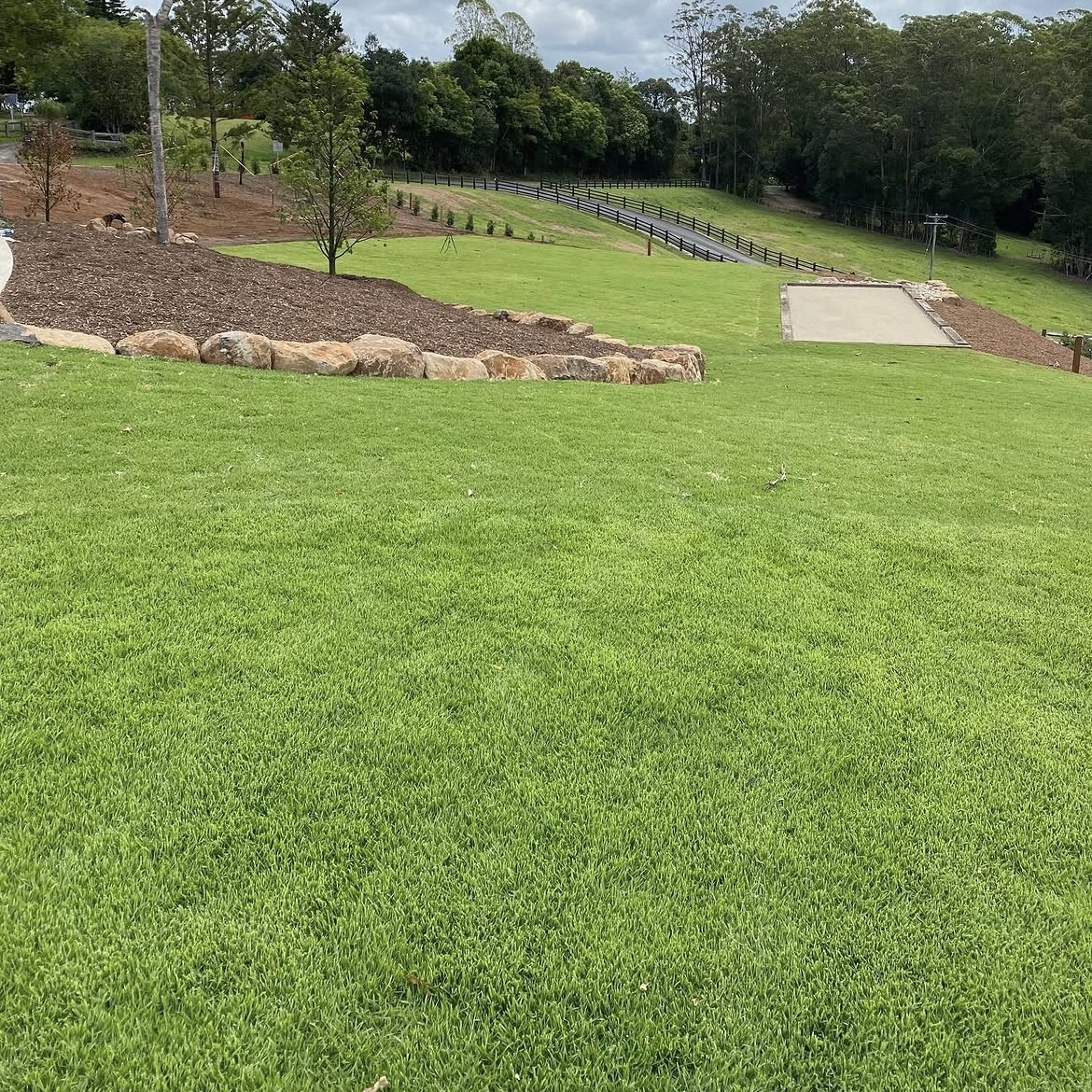 Acreage lawn established with Coastal Turf